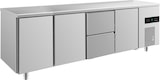 thumbnail of Gastro Kühltisch 632l 3 Türen 2 Schubladen Umluftkühlung 2330x700x850mm -2/+8°C