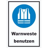thumbnail of Warnweste benutzen Schild A1 (594x841mm)