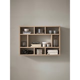 thumbnail of Wandregal WL5.809 Sonoma Eiche 75x51x16 cm Holz Hängeregal Modern, Design Wandboard Freischwebend, Holzregal Regal für die Wand, Bücherregal Schmal,