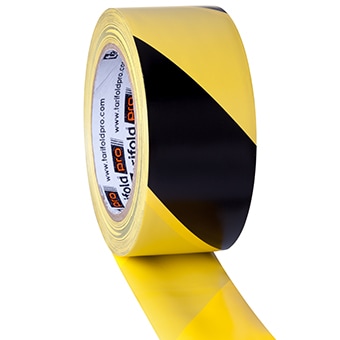 Djois Markierungsband Gelb/Schwarz Vinyl 33m