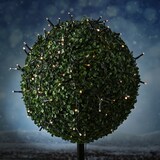 thumbnail of LED Solar Lichterkette warmweiß 11m 8 Modi USB Garten Outdoor Außen