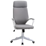 thumbnail of Vinsetto Cadeira de escritório ergonômica ajustável em altura giratória com apoio de braços Apoio de cabeça e encosto alto 63x65x113-123 cm Cinza