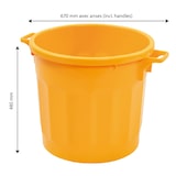 thumbnail of GILAC Conteneur alimentaire HACCP - 75 L - Jaune G612023