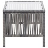 thumbnail of vidaXL 4-tlg. Garten-Lounge-Set mit Auflage Poly Rattan Anthrazit