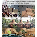thumbnail of 10x Palmendach Palmpaneel 148 cm breit 100% Naturmaterial