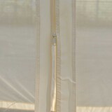 thumbnail of Pergola Cadiz, tuinpaviljoen, stevig 7cm frame met zijwand + muggengaas ~ crème 4x3m