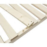 thumbnail of Niederflurbett metallfrei 100x200 Futon metallfreier Lattenrost, Fichte unbehandelt V-60.97-10 mit Matratze