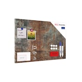 thumbnail of ALLboards Lavagna magnetica in acciaio RUGGINE 60×40 cm MetalBoards lastra con stampa adatta per tutti i tipi di calamite