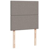 thumbnail of vidaXL Boxspringbett mit Matratze Taupe 80x200 cm Stoff