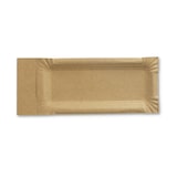 thumbnail of Nette 250 Pappteller mit Abriss braun 8x18+3cm Abrissteller Bratwurstteller