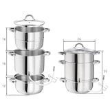 thumbnail of Dampfentsafter 15 Liter aus Edelstahl AISI 430 Ø 26cm