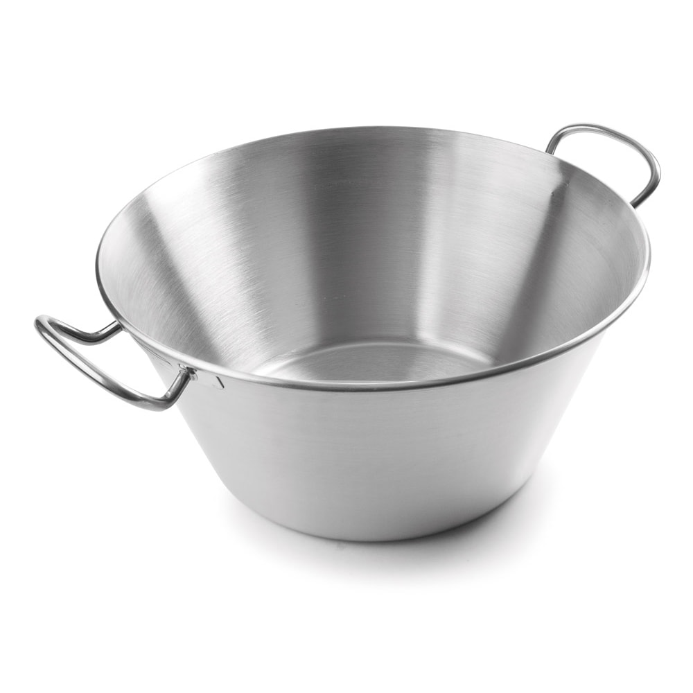 Bassine à confiture conique en inox 40 cm -  1500.00 cl Argent / Métallique Rond Acier Inoxydable (inox  Lacor 40.50x48.00 cm