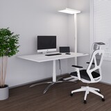 thumbnail of LED Stehlampe Büro LUMANOVA IP40 / 4000K / 80W Alu weiß hjh OFFICE