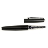 thumbnail of Lot de 3 Stylo roller métal, rechargeable, coloris noir