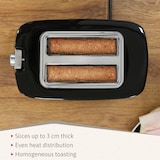 thumbnail of Briebe Elegance Tostapane 2 Fette + Bollitore 1,7L+ Macchina Caffè Americano 10 Tazze, SKT1178BLK, Nero