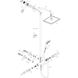 thumbnail of HG Showerpipe CROMETTA E 240 1JET DN 15