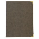 thumbnail of BEQUET Carte vins ou menus 'NEUTRE' Grande carte Marron 24x31,5cm 3 pages x1