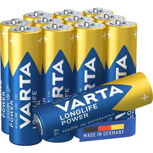 VARTA Batterien LONGLIFE Power AA 12 Stück