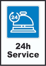 thumbnail of 24H Service Schild A4 (210x297mm)