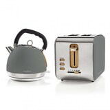 thumbnail of Bouilloire Electrique Soft Touch Acier 1.8l + Grille Pain 2 Fentes Gris Usage Non Intensif Nedis