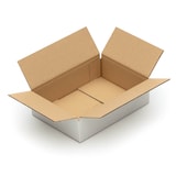 thumbnail of 250 Faltkartons 215 x 150 x 55 mm Kartons 21,5 x 15 x 5,5 cm Versandkartons Wellpappe weiß