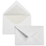 thumbnail of PREMIUM Briefumschläge C6 weiss, gefüttert 100/qm, 250 Stück, weiß mit Innenfutter / Seidenfutter
