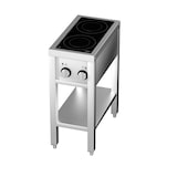 thumbnail of Inductiekookplaat met 2 zones en open basis