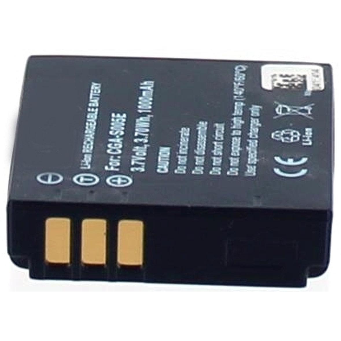 Akku für Panasonic LUMIX DMC-FX100 Li-Ion 3,7 Volt 750 mAh schwarz