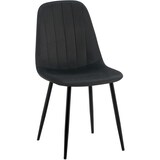 thumbnail of CHEFGASTRO Esszimmerstuhl MARBELLA Samt HxBxT 88x45x54cm Metall Schwarz Küchenstuhl