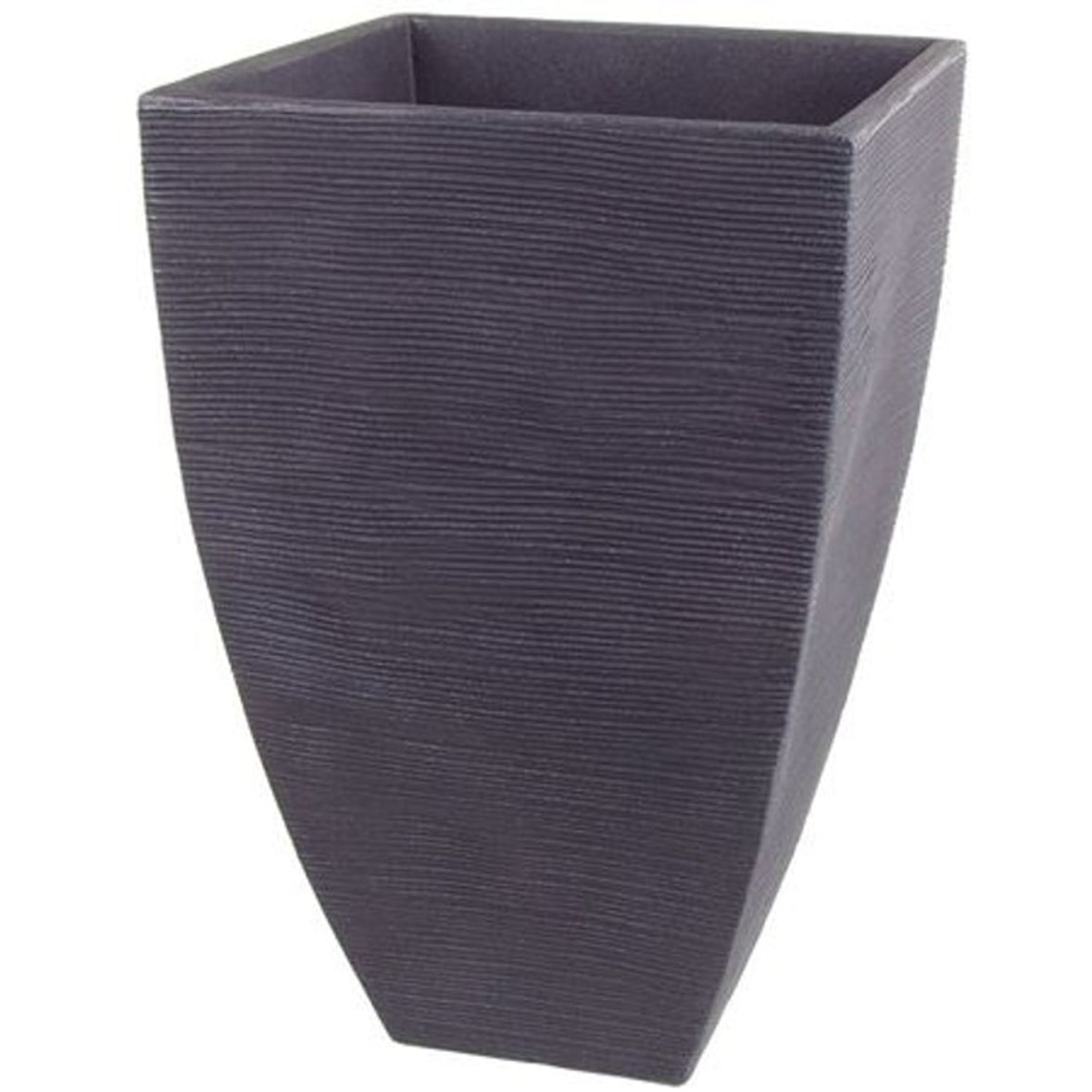 Rillentopf 60cm anthrazit Pflanzkübel Blumentopf Pflanztopf Blumenkübel Übertopf Anthrazit 60