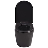 thumbnail of vidaXL Wandmontierte Toilette Keramik Schwarz