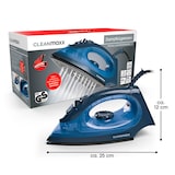 thumbnail of CLEANmaxx Dampfbügeleisen mit Temperatureinstellung 2200W blau/dunkelblau m. Keramiksohle + CH-Stecker