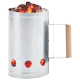 thumbnail of vidaXL Anzündkamin für Holzkohlegrill Verzinkter Stahl
