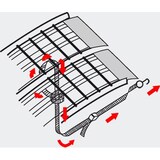 thumbnail of Helloshop26 - Rampa de carga para moto plegable de aluminio hasta 340 kg 220 x 28 cm gris 3416050
