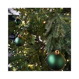 thumbnail of GLOUPIE Box 42 Palline Per Albero Di Natale In Vetro Resistente Verde, 3 Misure Ø 7, 6, 5 cm, In Diverse Finiture Color Verde