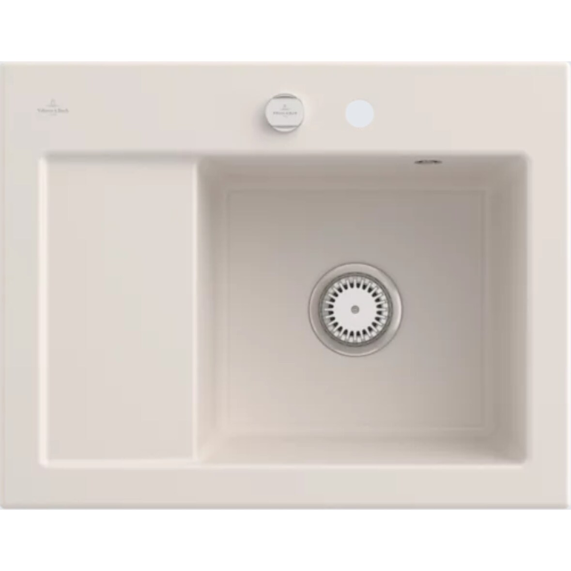 Villeroy&Boch Spülbecken, Küchenspüle Subway 45 Compact Crema 650x510mm, Unteschrankbreite 45cm