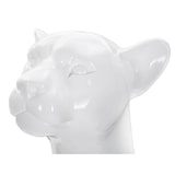 thumbnail of Statua leopardo seduto dorato cm 27X38X74 - LEOROS