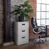 thumbnail of tectake Archivador con 3 cajones 62,4x46x102,8cm  gris - 402487