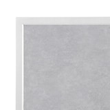 thumbnail of Bolero Hellgraue Steineffekt-Tischplatte aus gehärtetem Glas für den Außenbereich, weiße Zierleiste, 700 mm