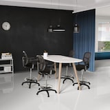 thumbnail of Taburete / silla de trabajo TOP WORK 108 tejido de malla negro hjh OFFICE