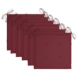 thumbnail of vidaXL 6x Akazienholz Massiv Gartenstuhl Klappbar mit Sitzkissen Armlehnen Essstuhl Stuhl Stühle Gartenstühle Holzstühle Holzstuhl Klappstuhl