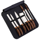 thumbnail of Ensemble de couteaux 9 pièces avec sac de transport pliable Royalty Line RLK9C