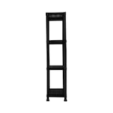 thumbnail of Scaffalatura in Resina con 4 Ripiani 100kg 61x31x131cm Nero Thinia Home