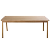 thumbnail of Table à manger rectangulaire en MDF plaqué chêne 200 cm - Oviala