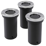 thumbnail of Bodenstrahler Bodenlampe Bodeneinbauleuchten rund 3er Set