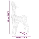 thumbnail of Famiglia Di Renne Di Natale 160 Led Colorati In Acrilico