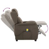 thumbnail of vidaXL Massagesessel mit Kissen Taupe 93,5 x 67,5 x 101,5 cm Stoff