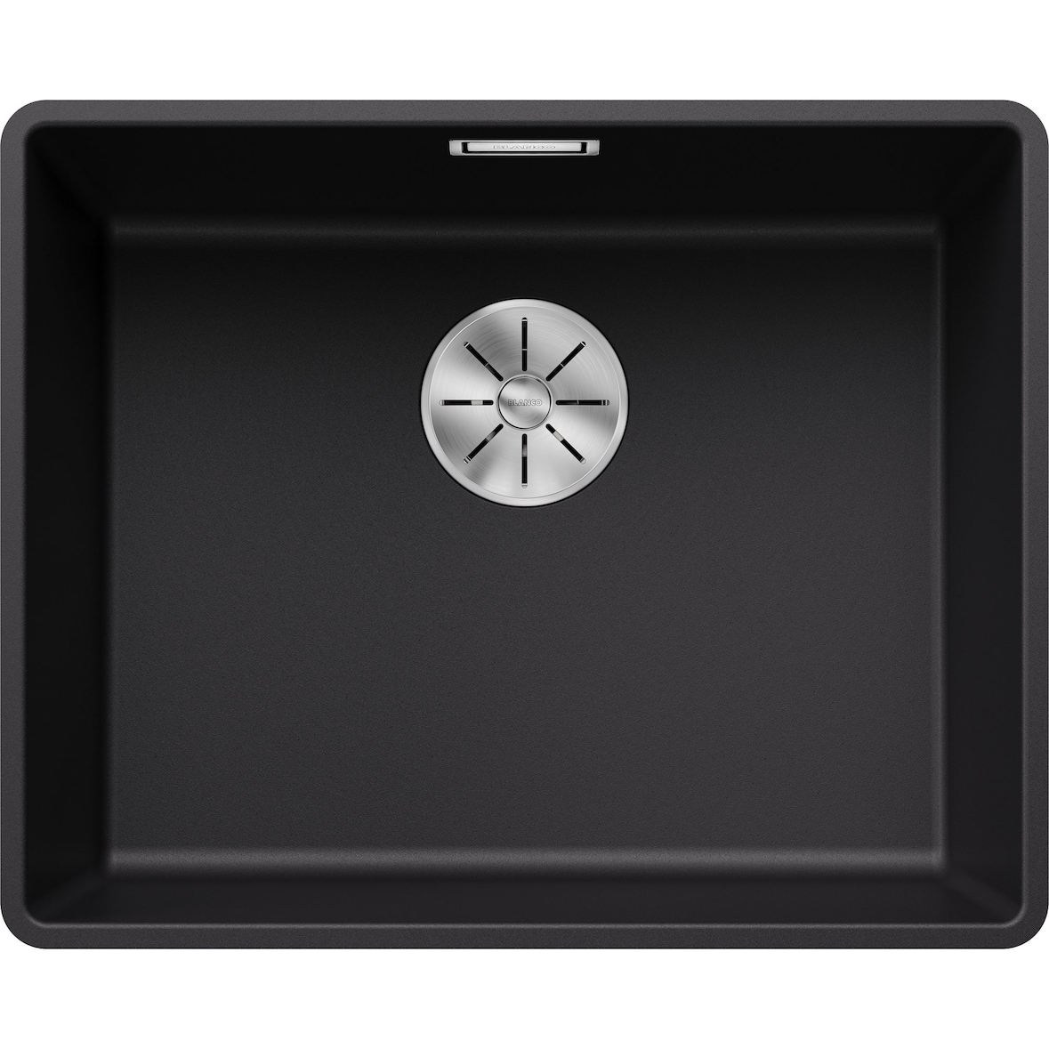 BLANCO SUBLINE 500-F Spüle, Becken schwarz flächenbündig ab 60 cm 525994