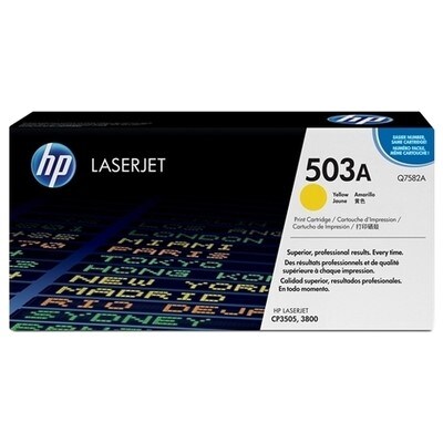 HP Q7582A LaserJet 3800 Toner Yellow -A