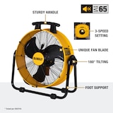 thumbnail of Dewalt DXF2067 Trommelventilator 50 CM
